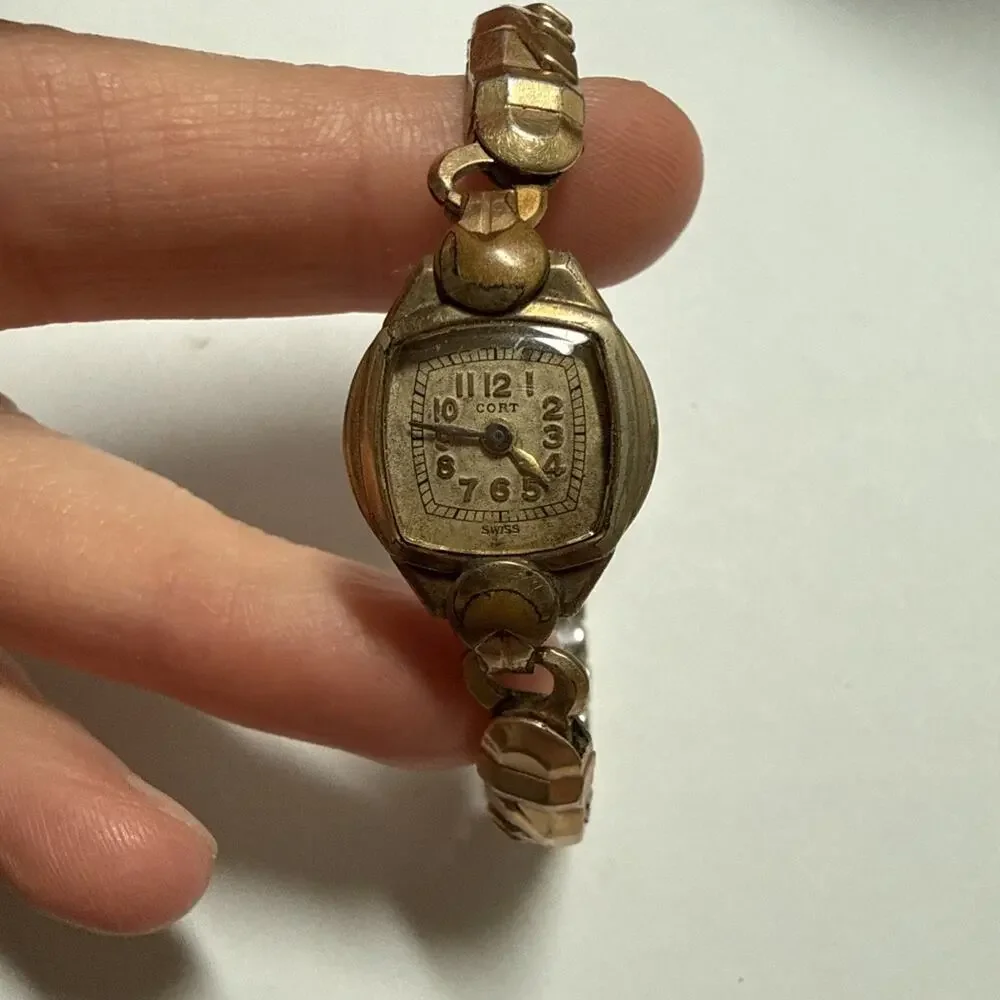 Vintage Cort Women's Swiss 2267967 Watch Band L2